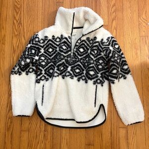 Drama Collar Half-Zip Sweatshirt Abercrombie & Fitch Size XS